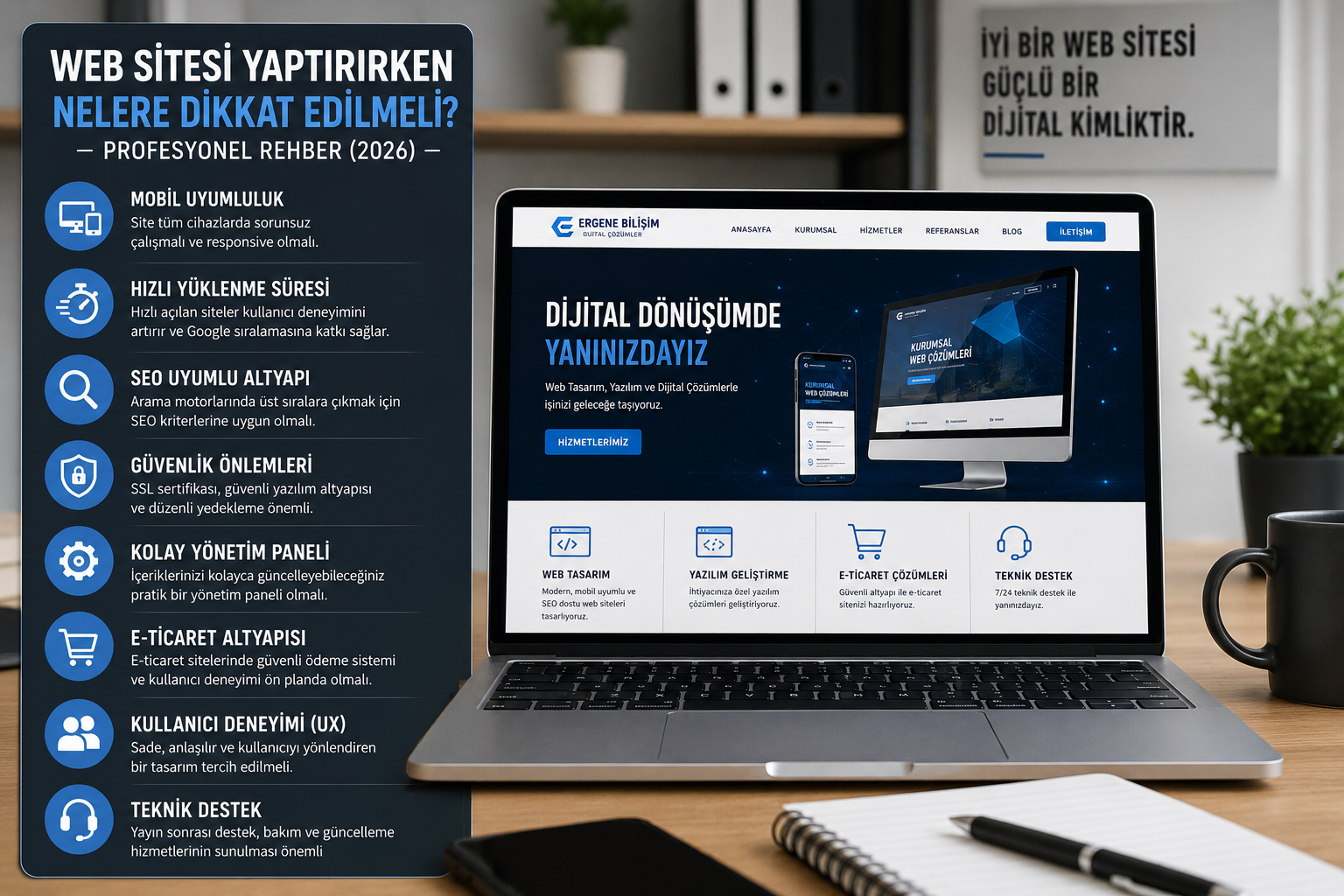Web Sitesi Yaptırırken Nelere Dikkat Edilmeli? Profesyonel Rehber (2026)